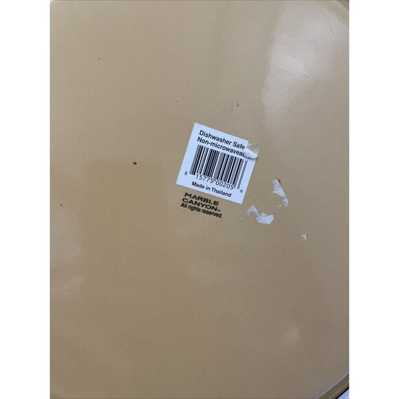 Vintage Marble Canyon Salsa Peppers 12.5" Enamelware Serving Platter Tray - NEW - Picture 3 of 4